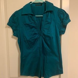 The Limited Teal Blouse